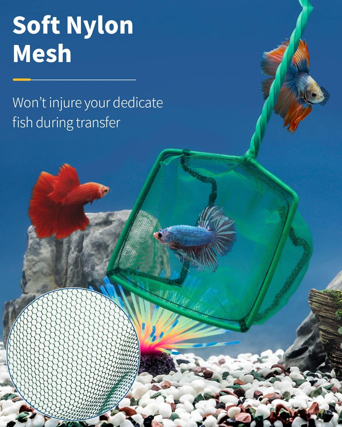 Fine Mesh Aquarium Nets - view 2