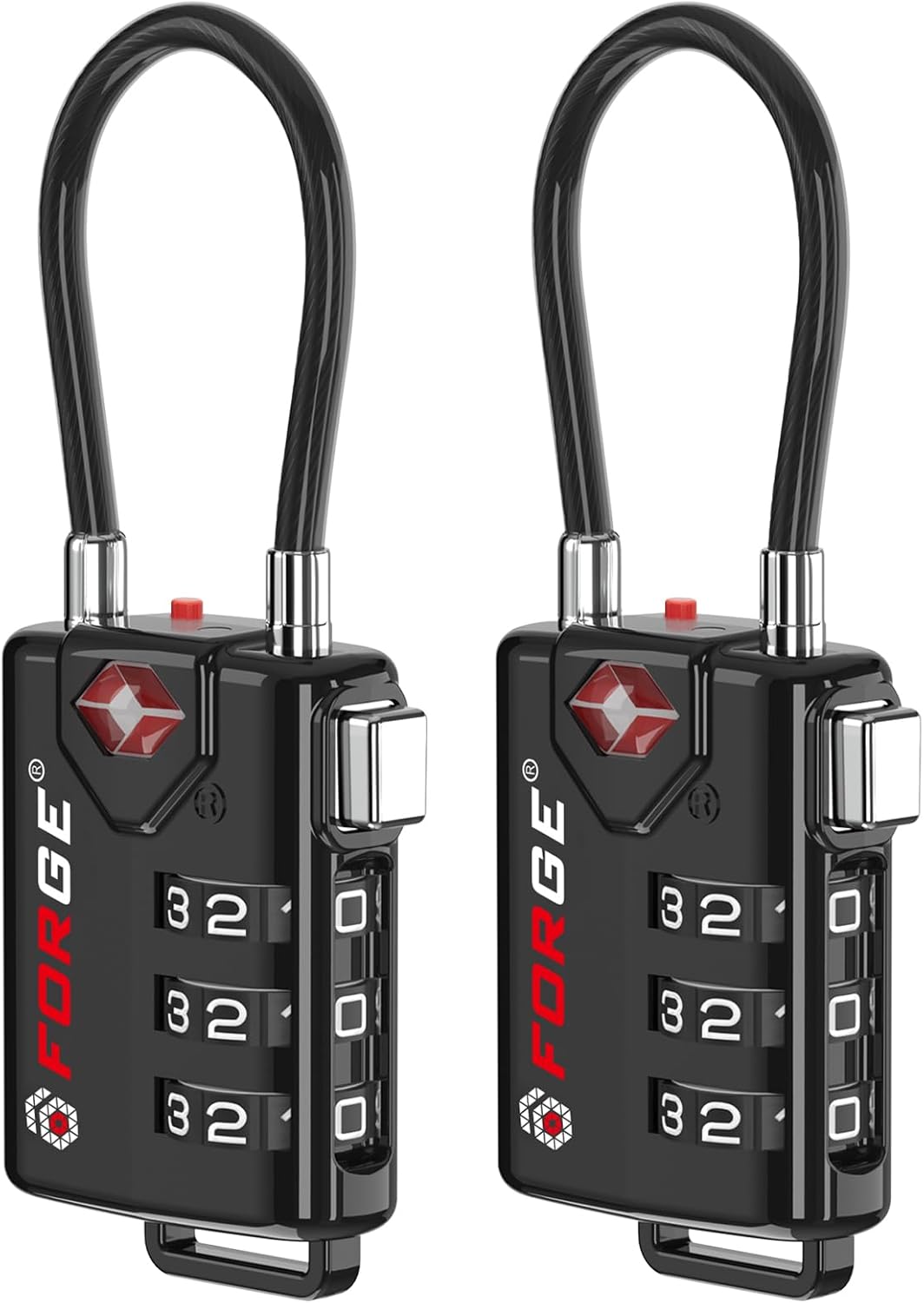 Combination Cable Luggage Locks - view 1