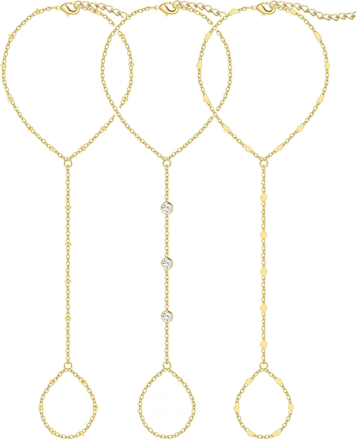 Adjustable Hand Chain Bracelets - view 1