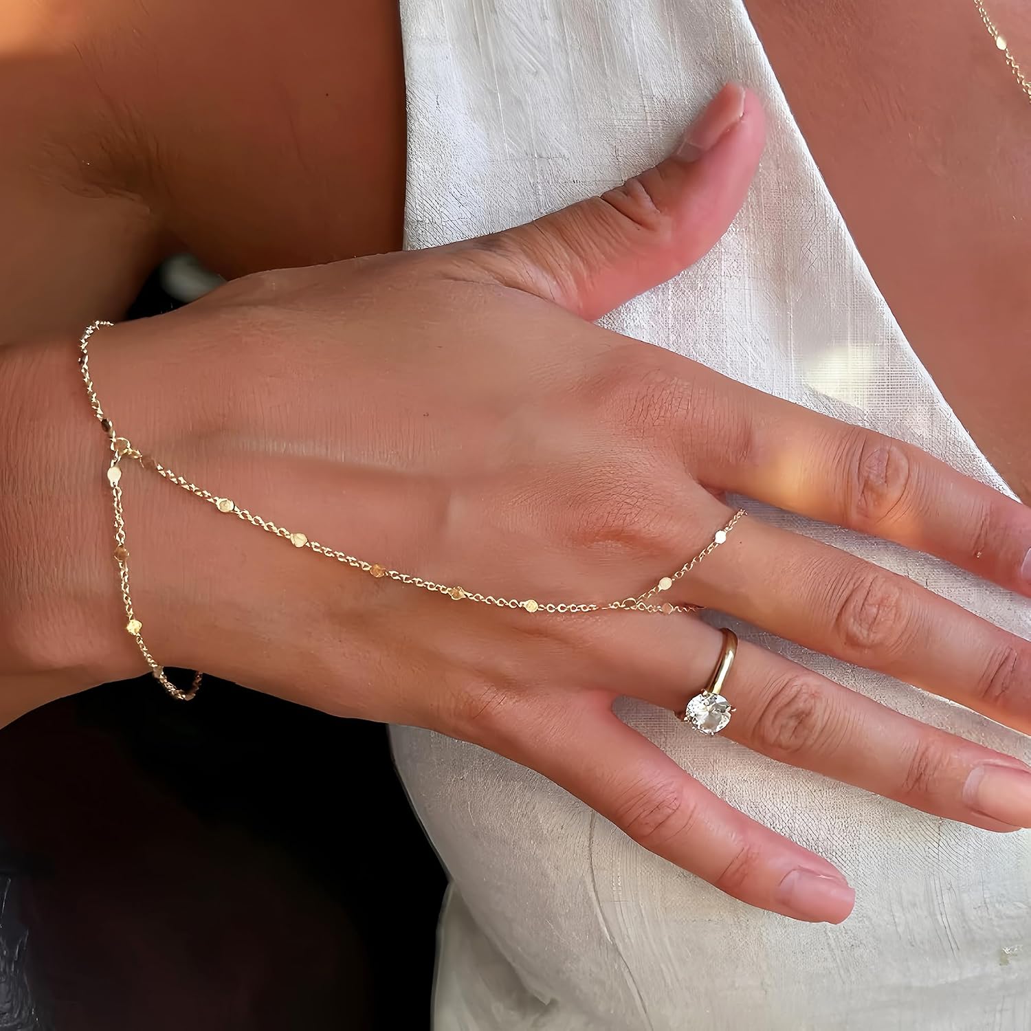 Adjustable Hand Chain Bracelets - view 3