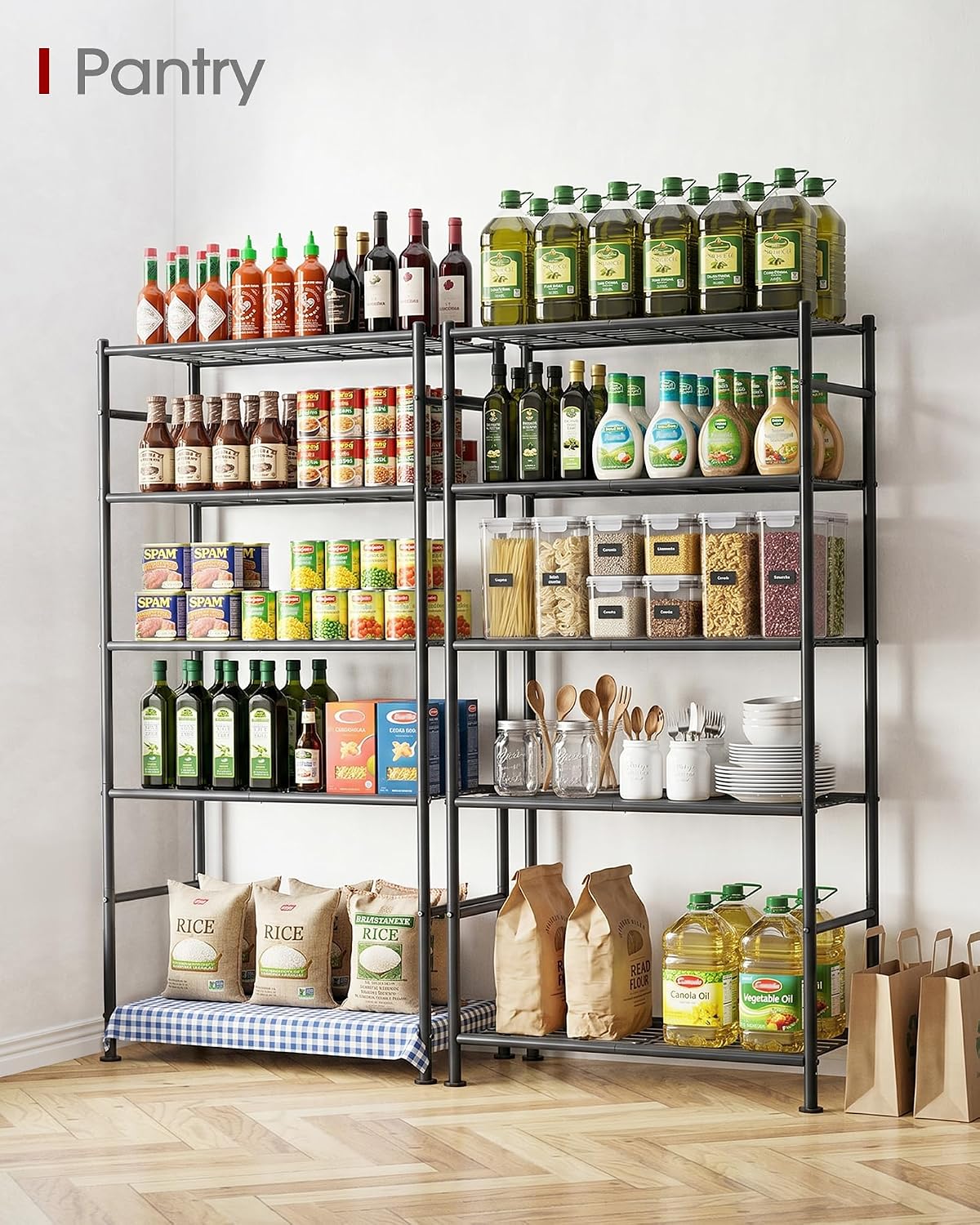 Five Tier Storage Shelving - view 2