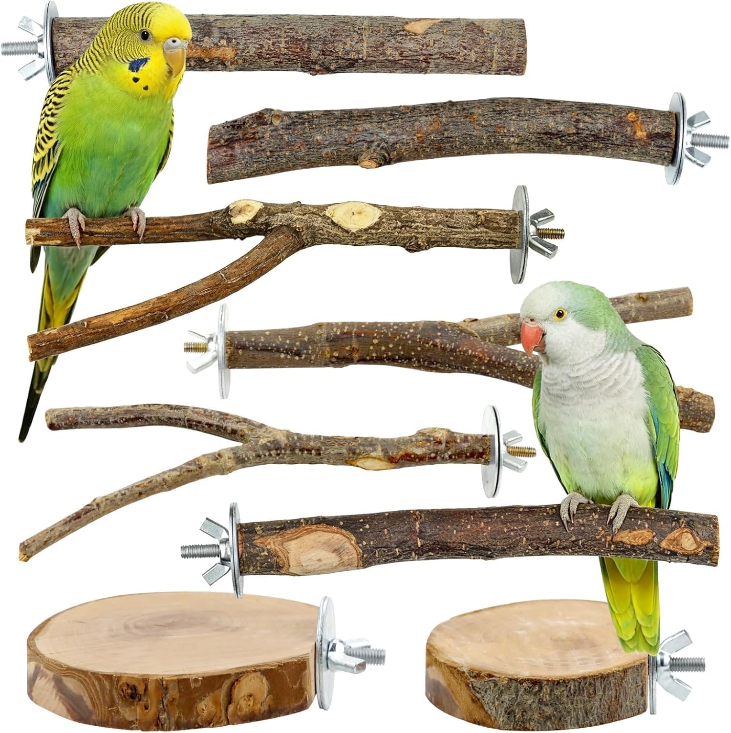 Natural Wood Bird Perch Sets - view 1