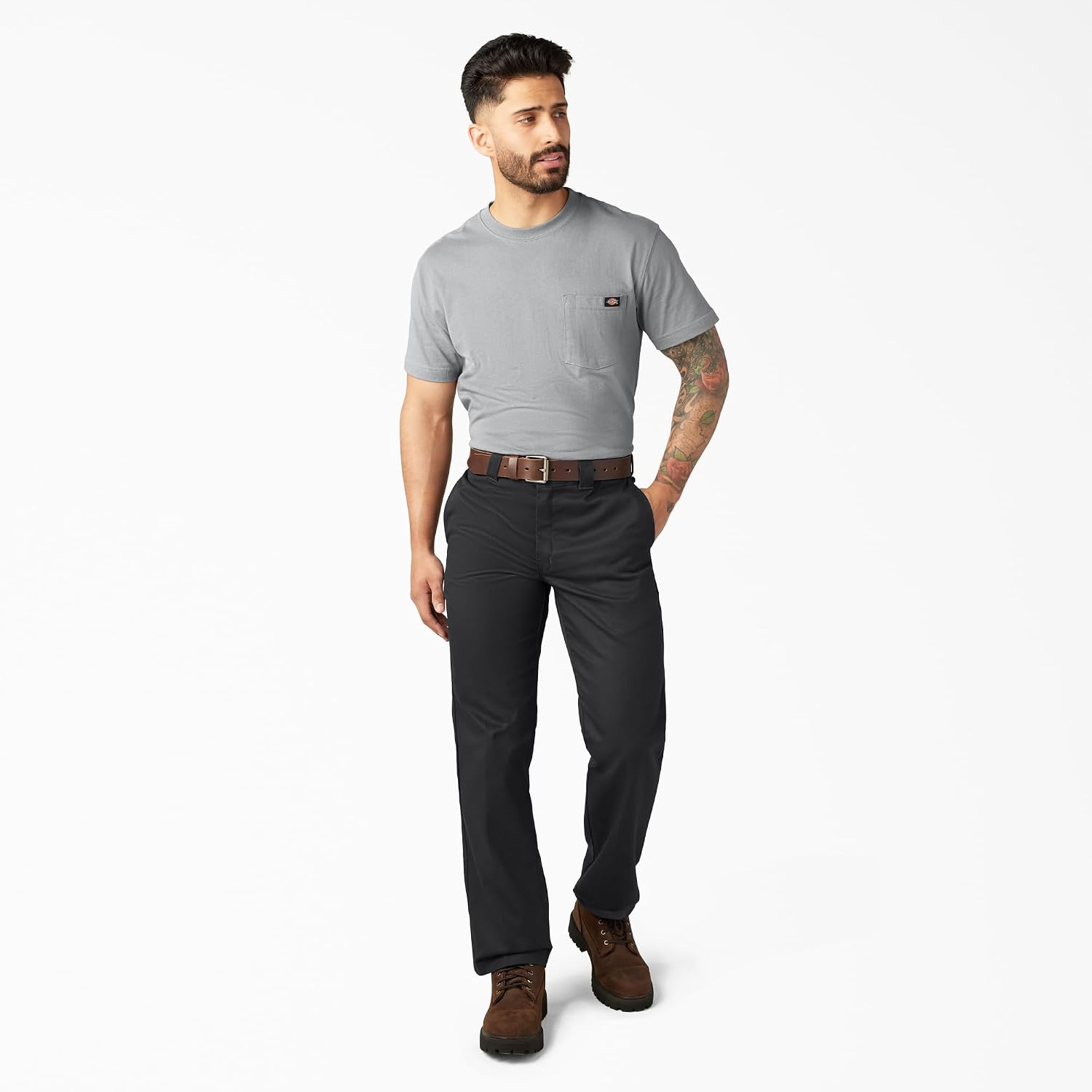 Straight Leg Work Trousers - view 3
