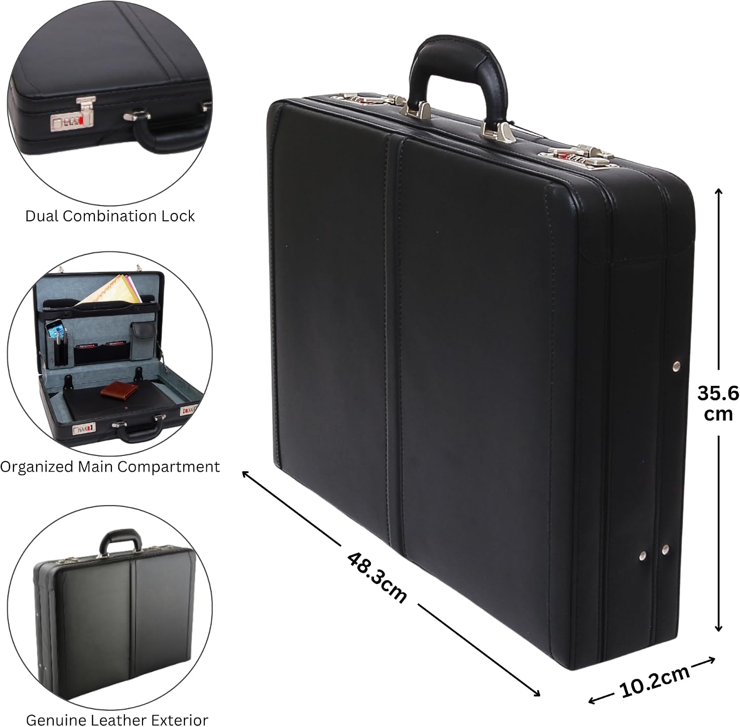 Locking Attache Briefcases - view 3