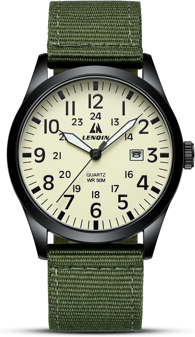 Analog Nylon Strap Wristwatches - view 1