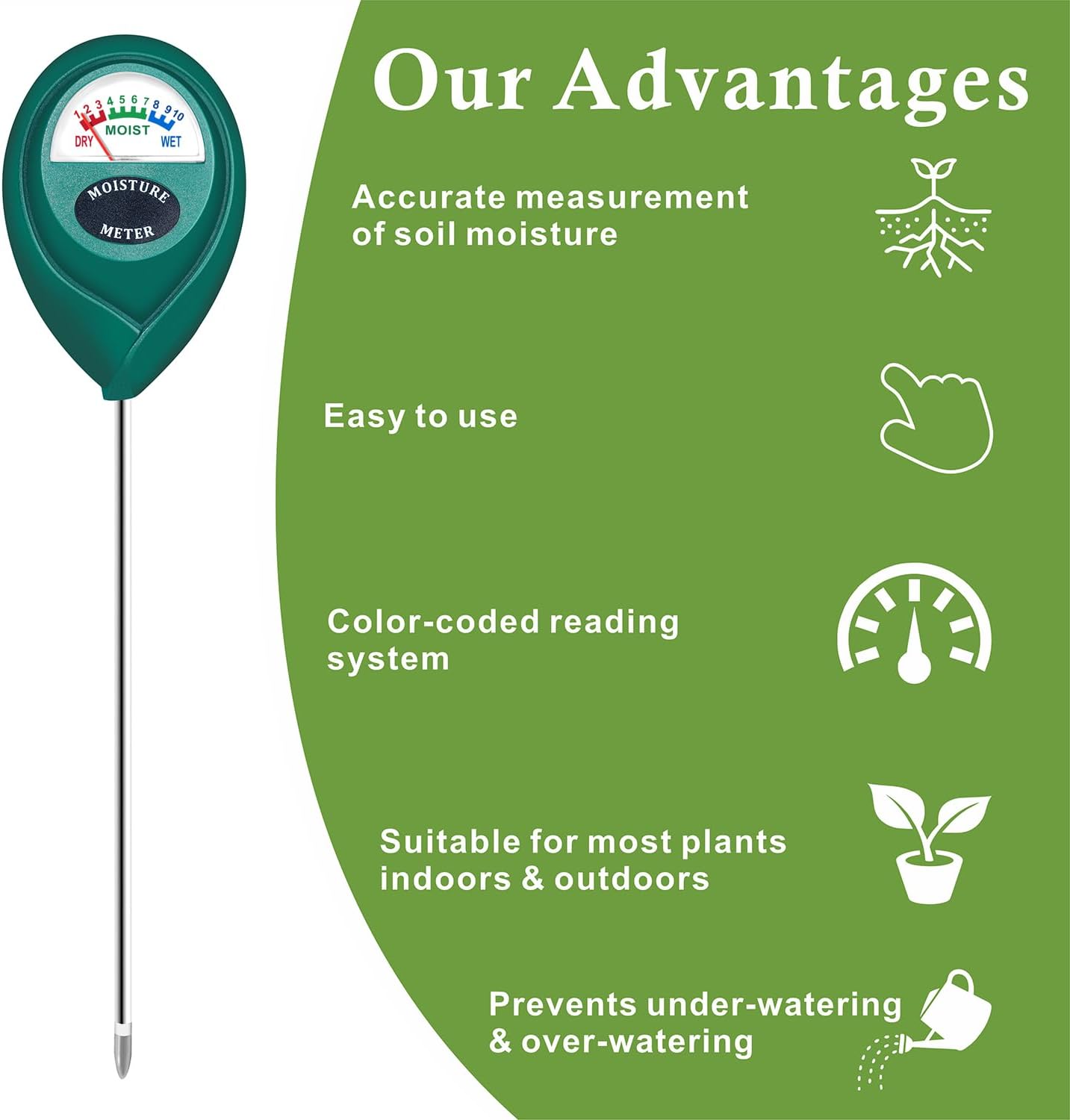 Analog Soil Moisture Meters - view 3