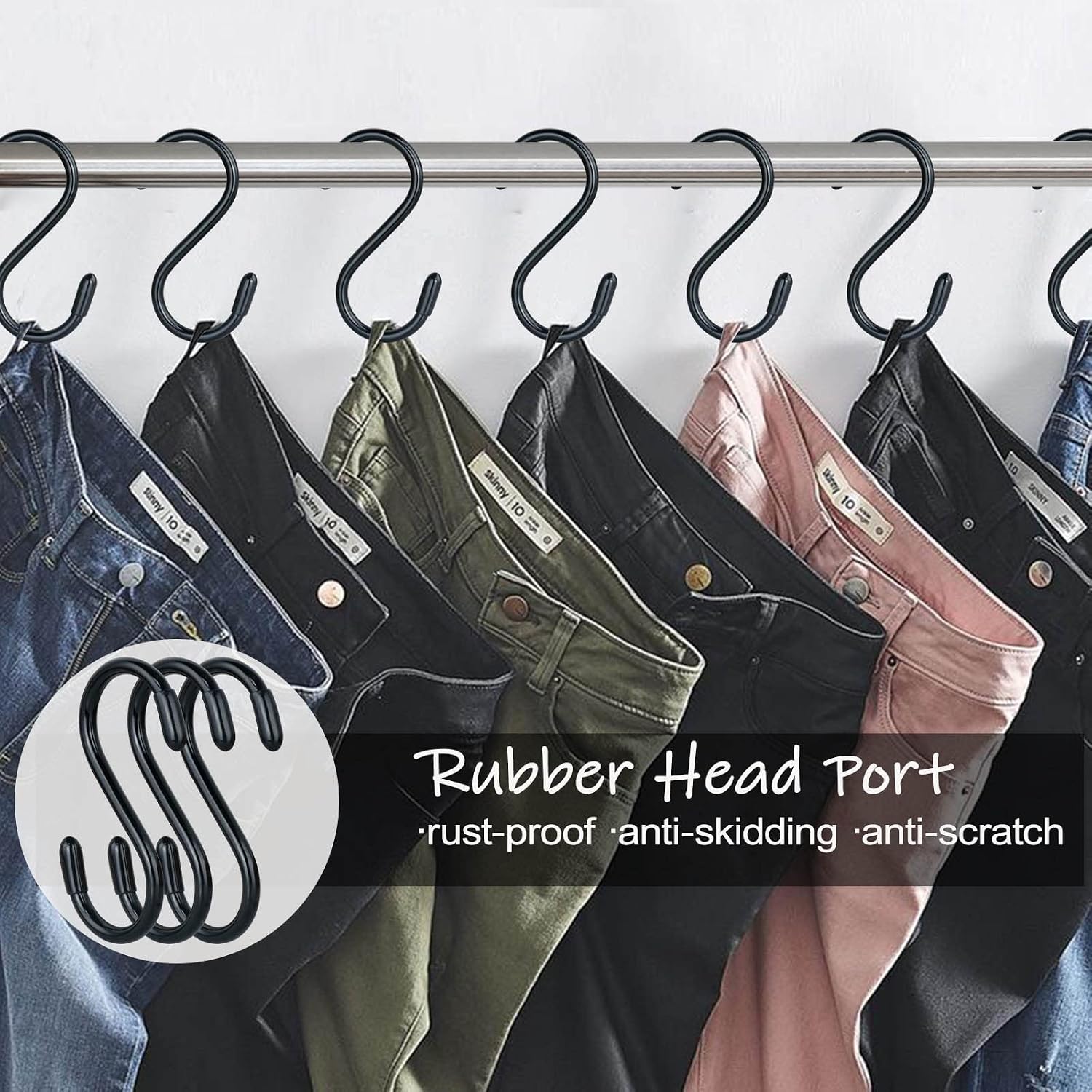 Vinyl Coated S Hooks - view 3