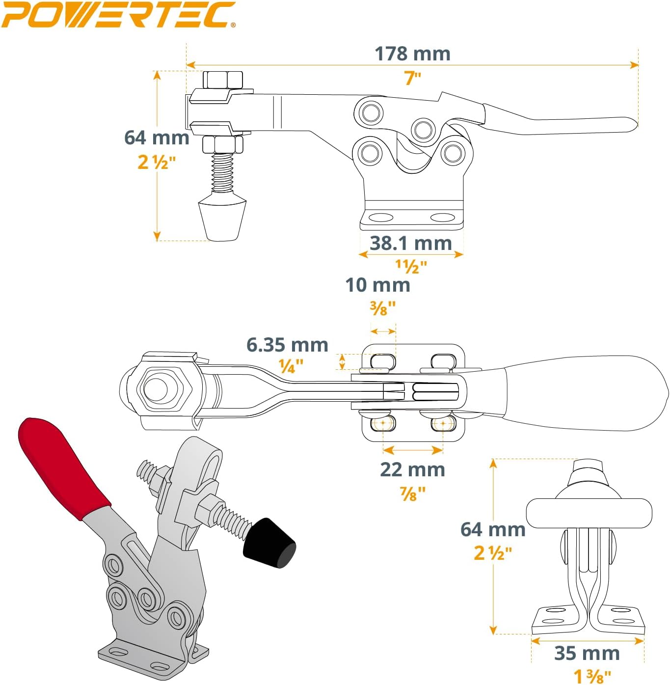 Quick Release Toggle Clamps - view 2