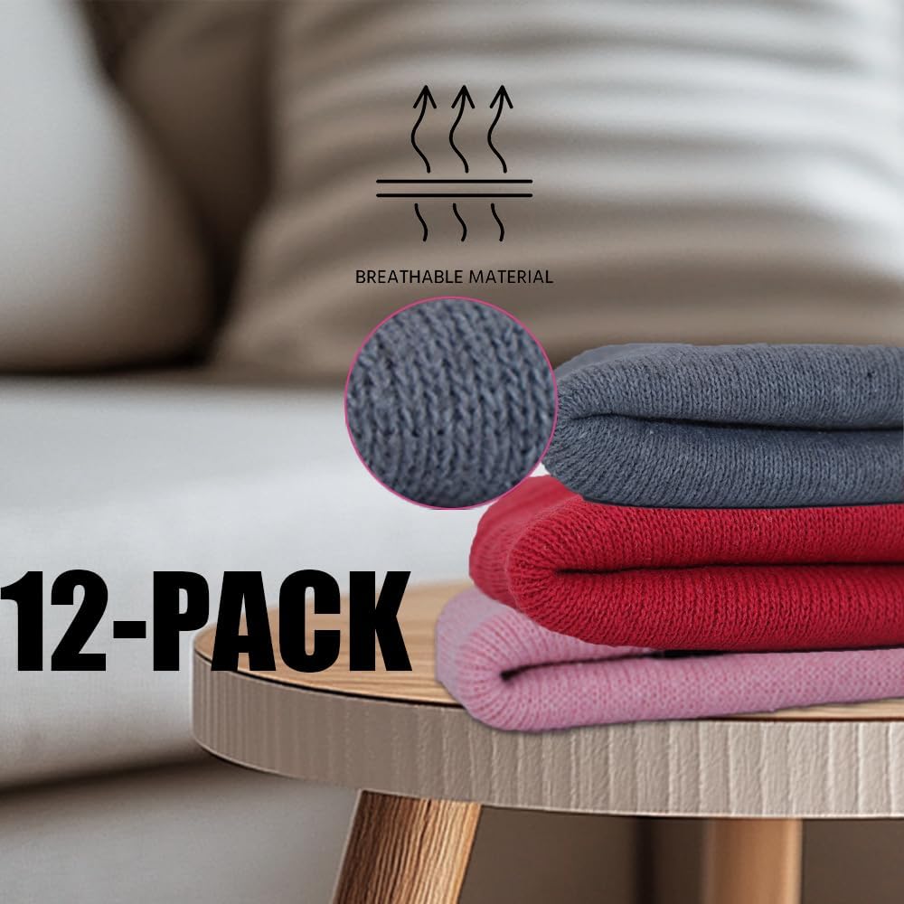 Plain Cuffed Knit Beanies - view 3