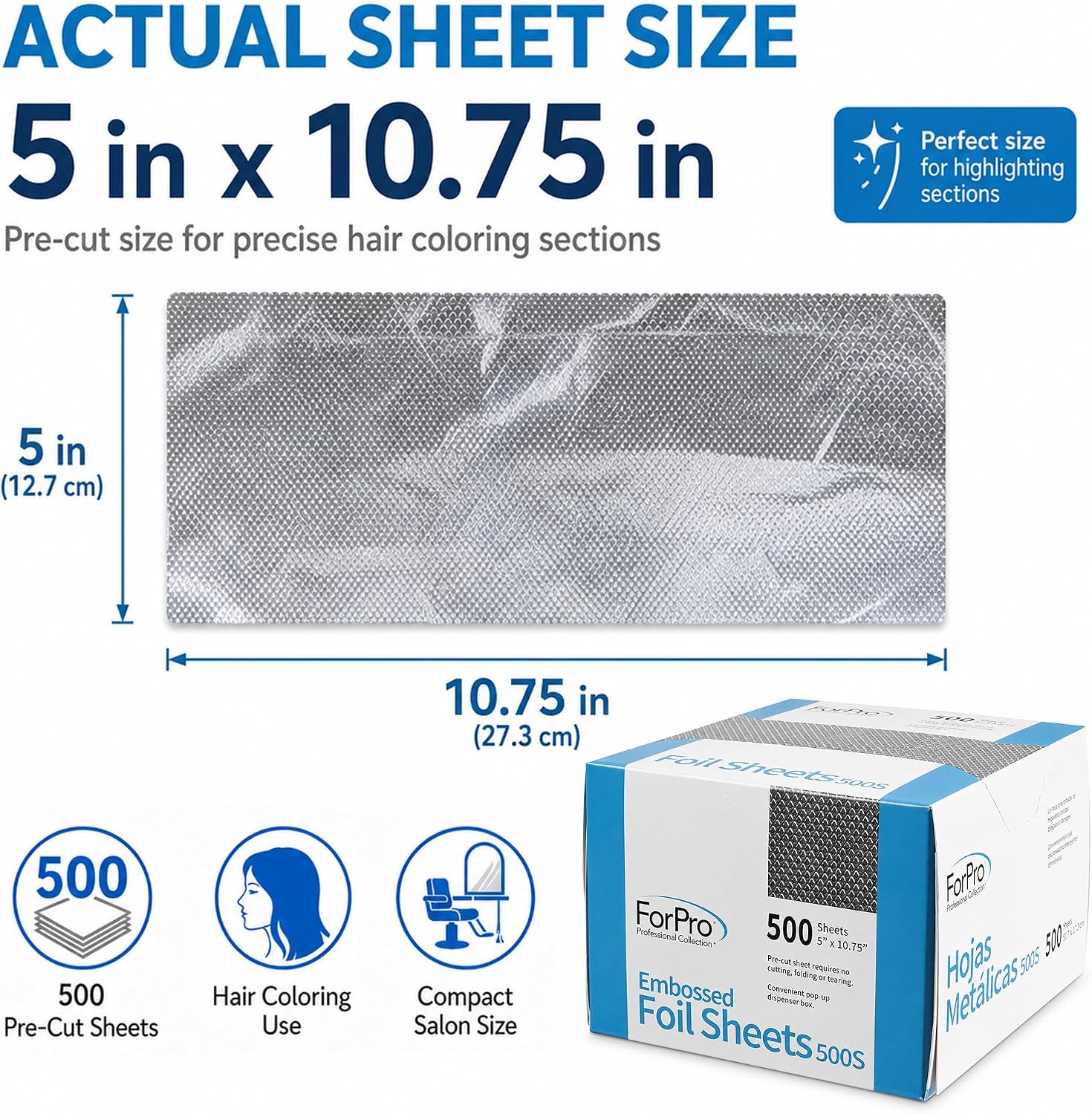 Hair Coloring Foil Sheets - view 2