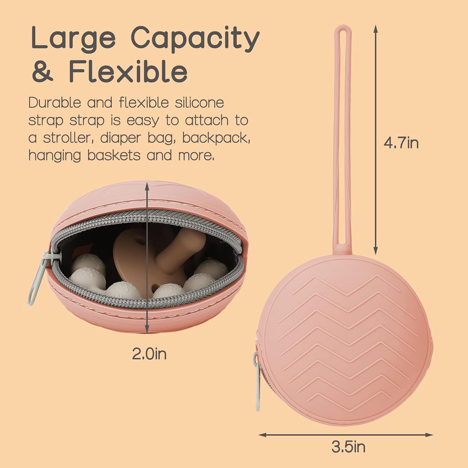 Silicone Pacifier Storage Cases - view 3