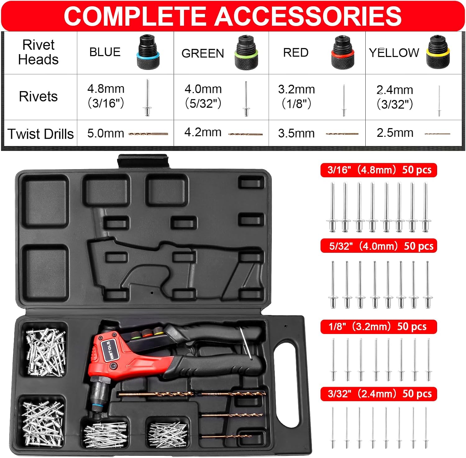 Hand Rivet Gun Kits - view 3