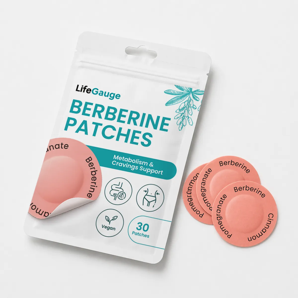 Berberine Patches, 30-Count Pouch - B2B Sourcing Inquiry
