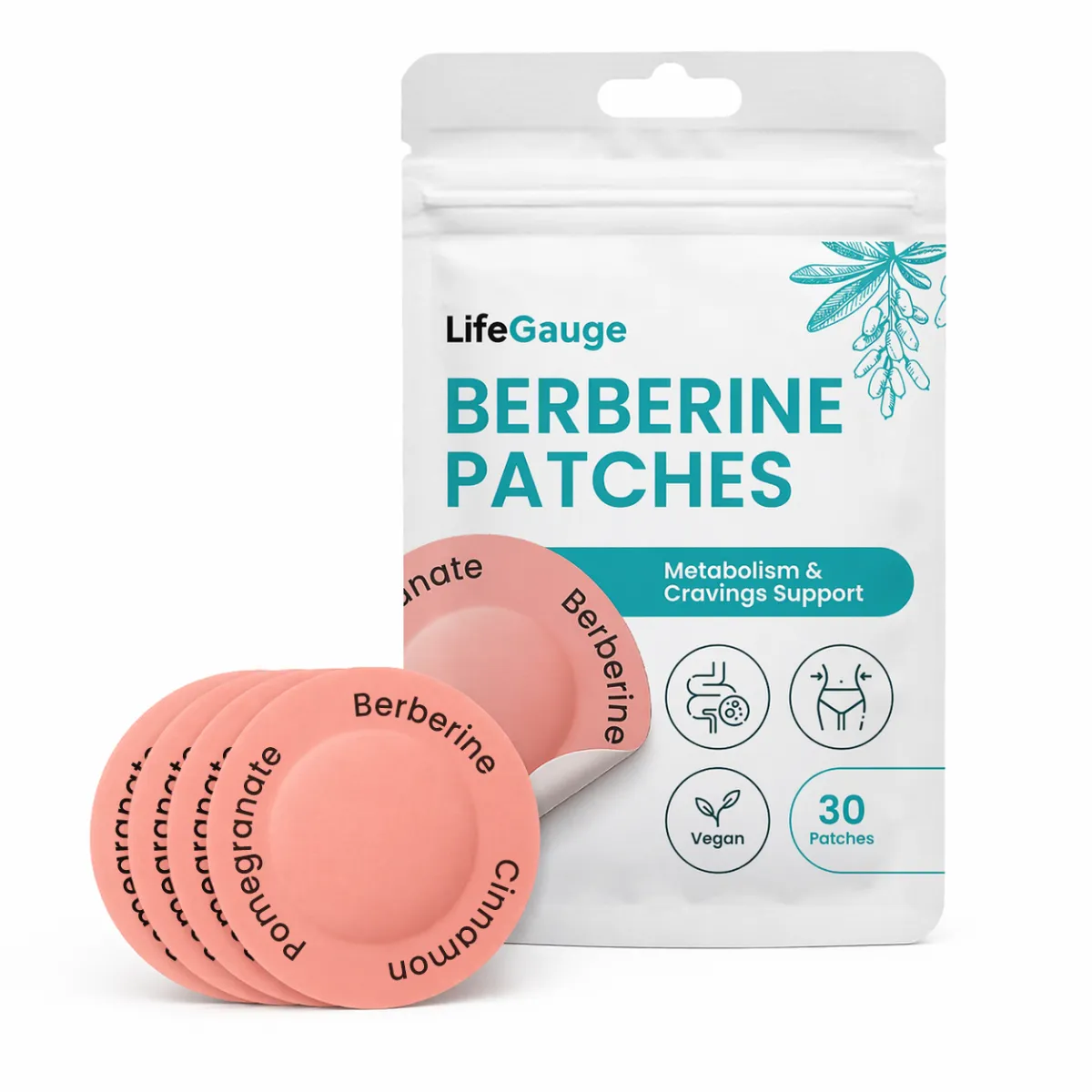 Berberine Patches, 30-Count Pouch - B2B Sourcing Inquiry