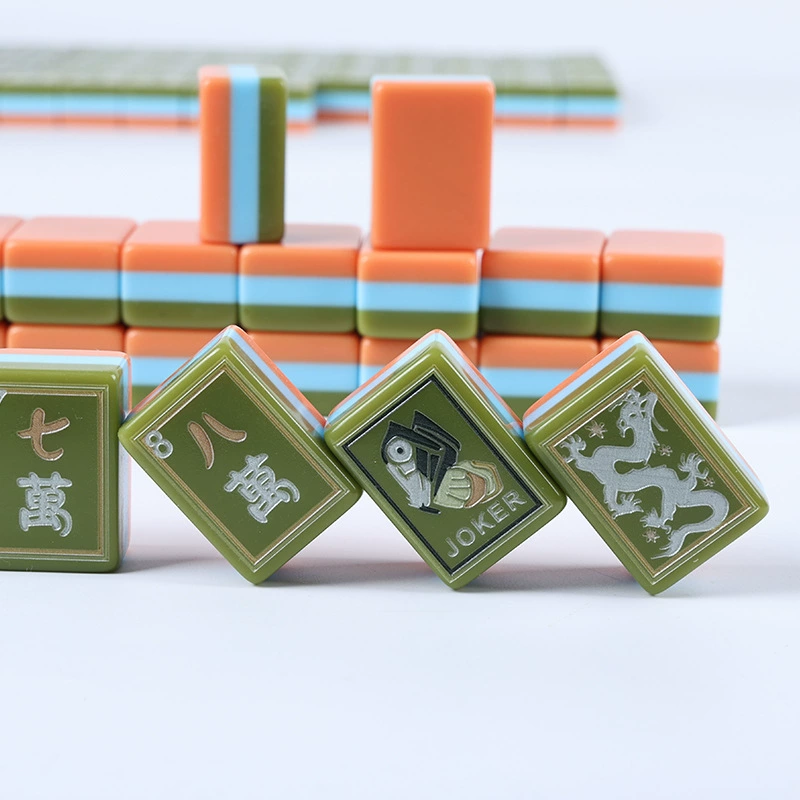 Multicolor Acrylic American Mahjong Tiles for Wholesale Sourcing