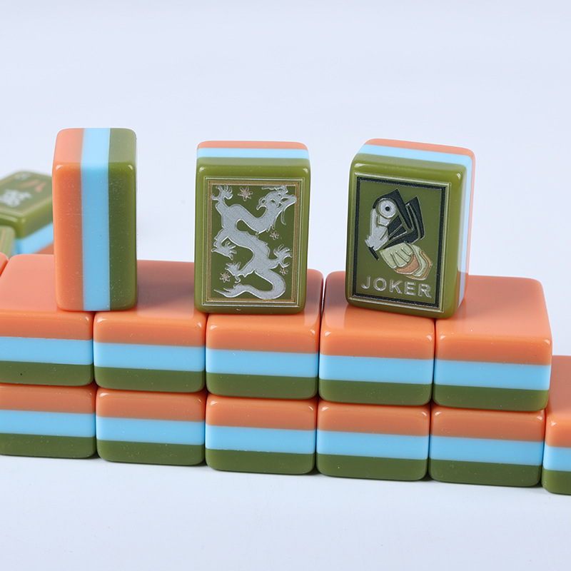 Multicolor Acrylic American Mahjong Tiles for Wholesale Sourcing
