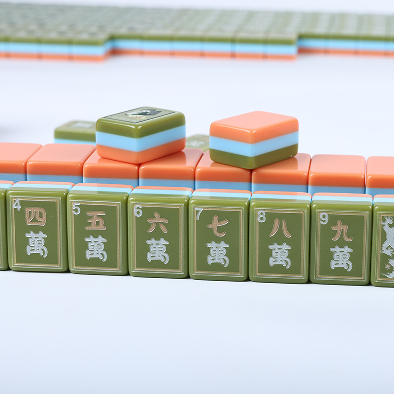 Multicolor Acrylic American Mahjong Tiles for Wholesale Sourcing
