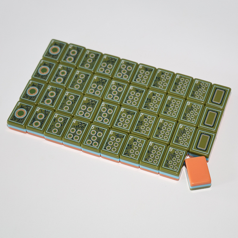 Multicolor Acrylic American Mahjong Tiles for Wholesale Sourcing