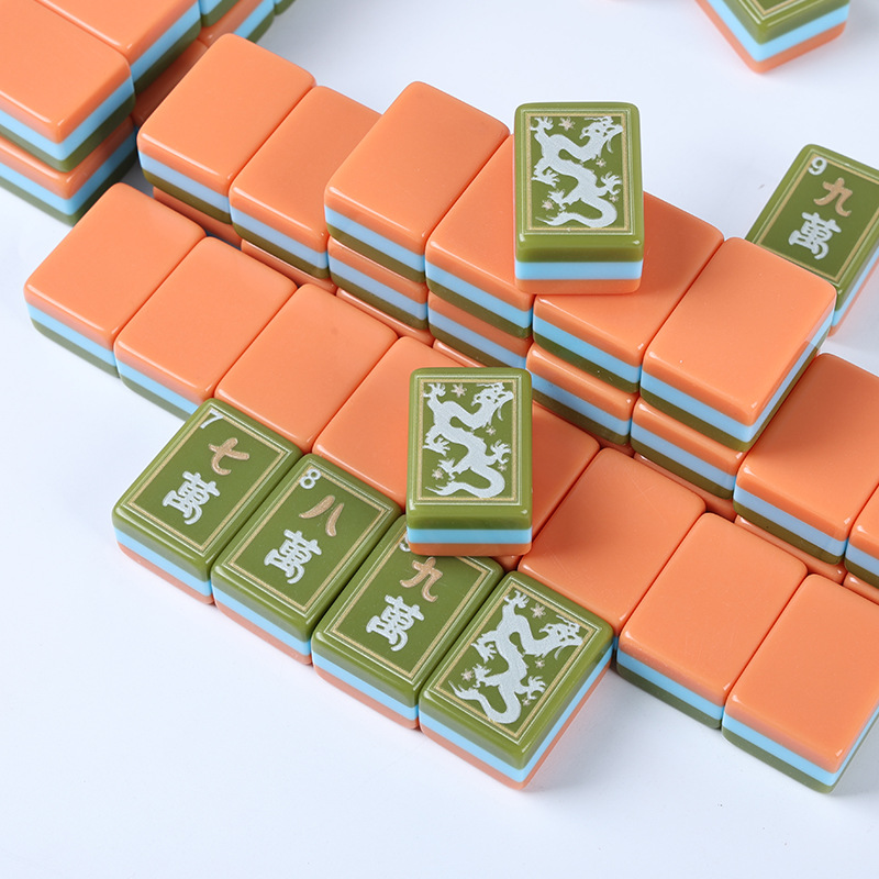 Multicolor Acrylic American Mahjong Tiles for Wholesale Sourcing